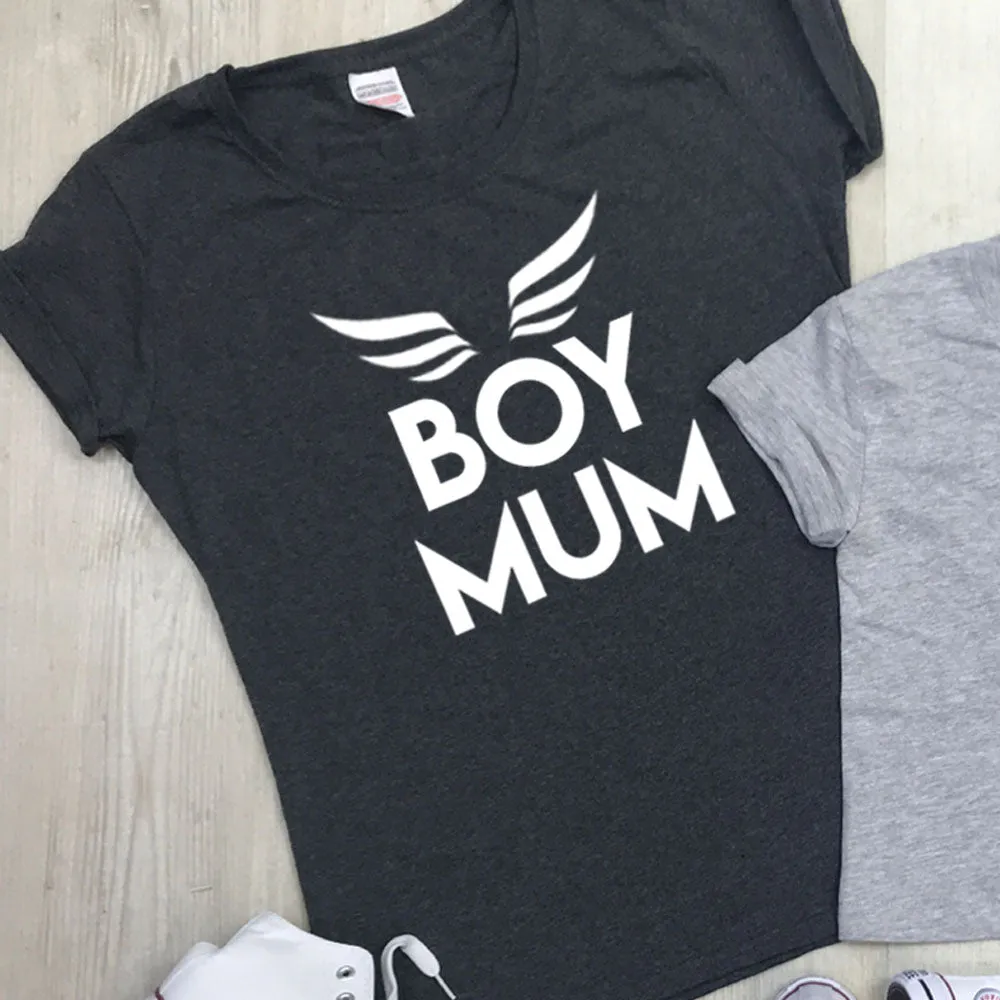 Boy Mum & Mum's Boy Matching T-Shirts (MRK X)
