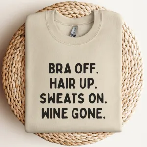 Bra Off, Sweats On Sweatshirt postpartum clothes sale