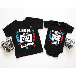 Brothers Entered The Game Matching Tee/Baby Vest boys wear best deals