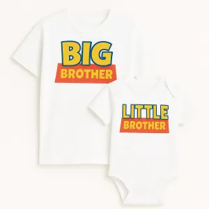 Brothers Toys Matching T-Shirt & Babygrow White boys wear best deals