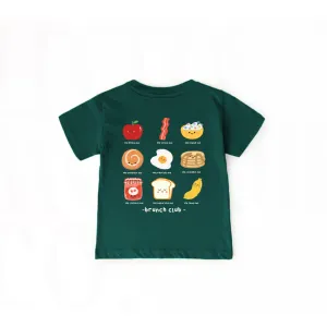 Brunch Club Kids Front & Back Graphic T-Shirt girls pajamas promo