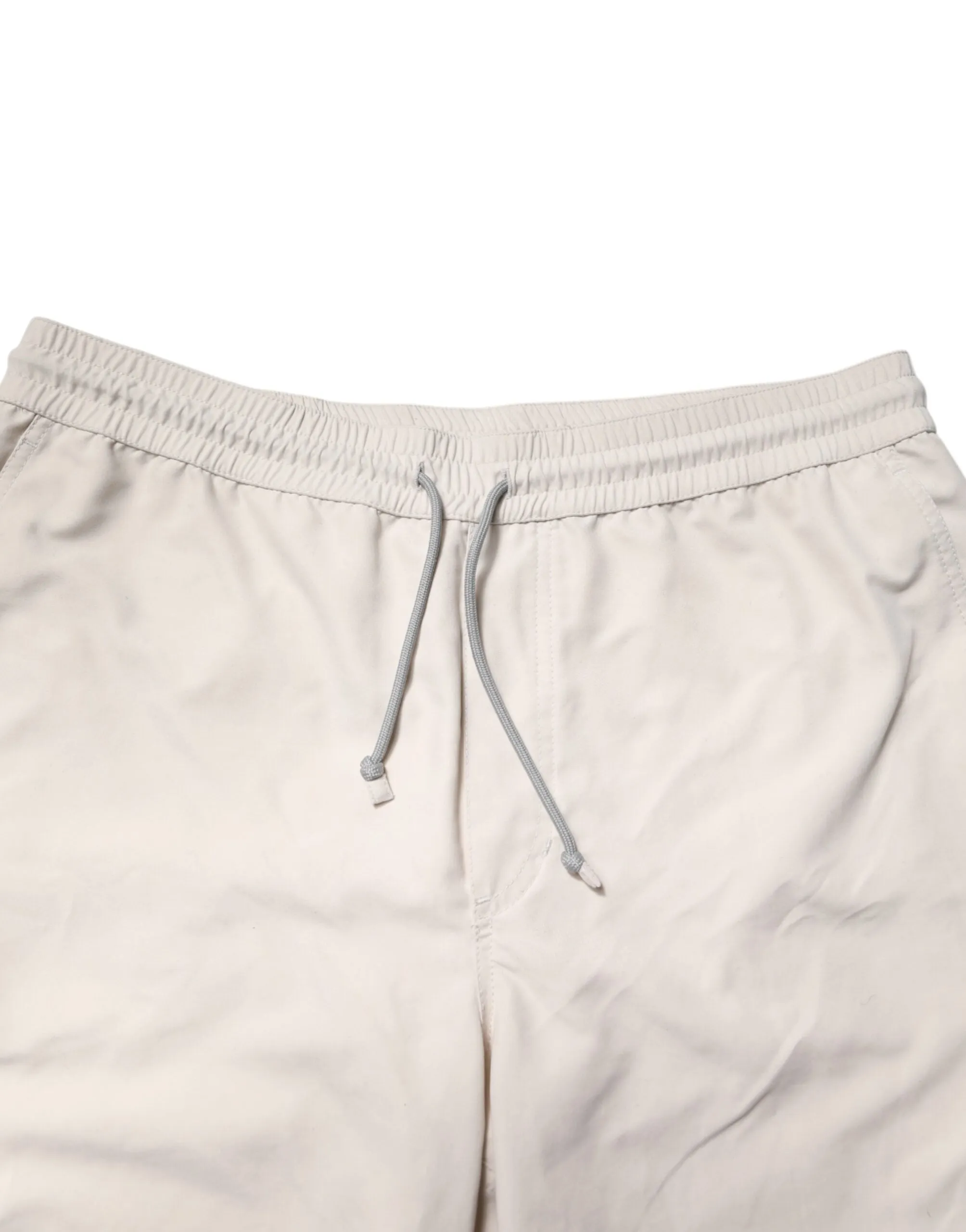 Brunello Cucinelli ivory Logo Men Bermuda SweatMen's Men's Shorts