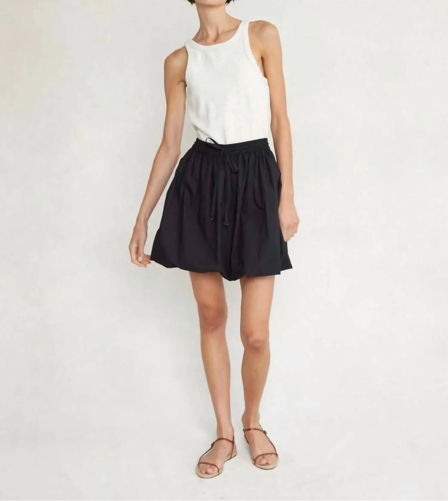 Bubble Skirt In Caviar