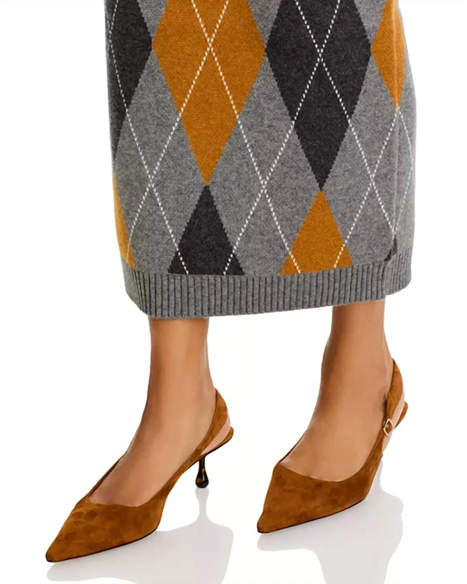 Callie Skirt In Cinnamon Slate Grey