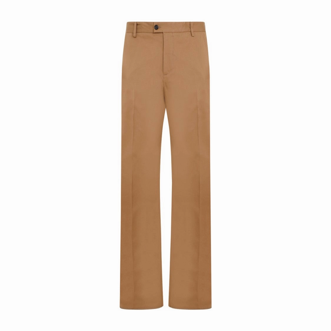 Camera Strap Chino Camel Cotton Pants