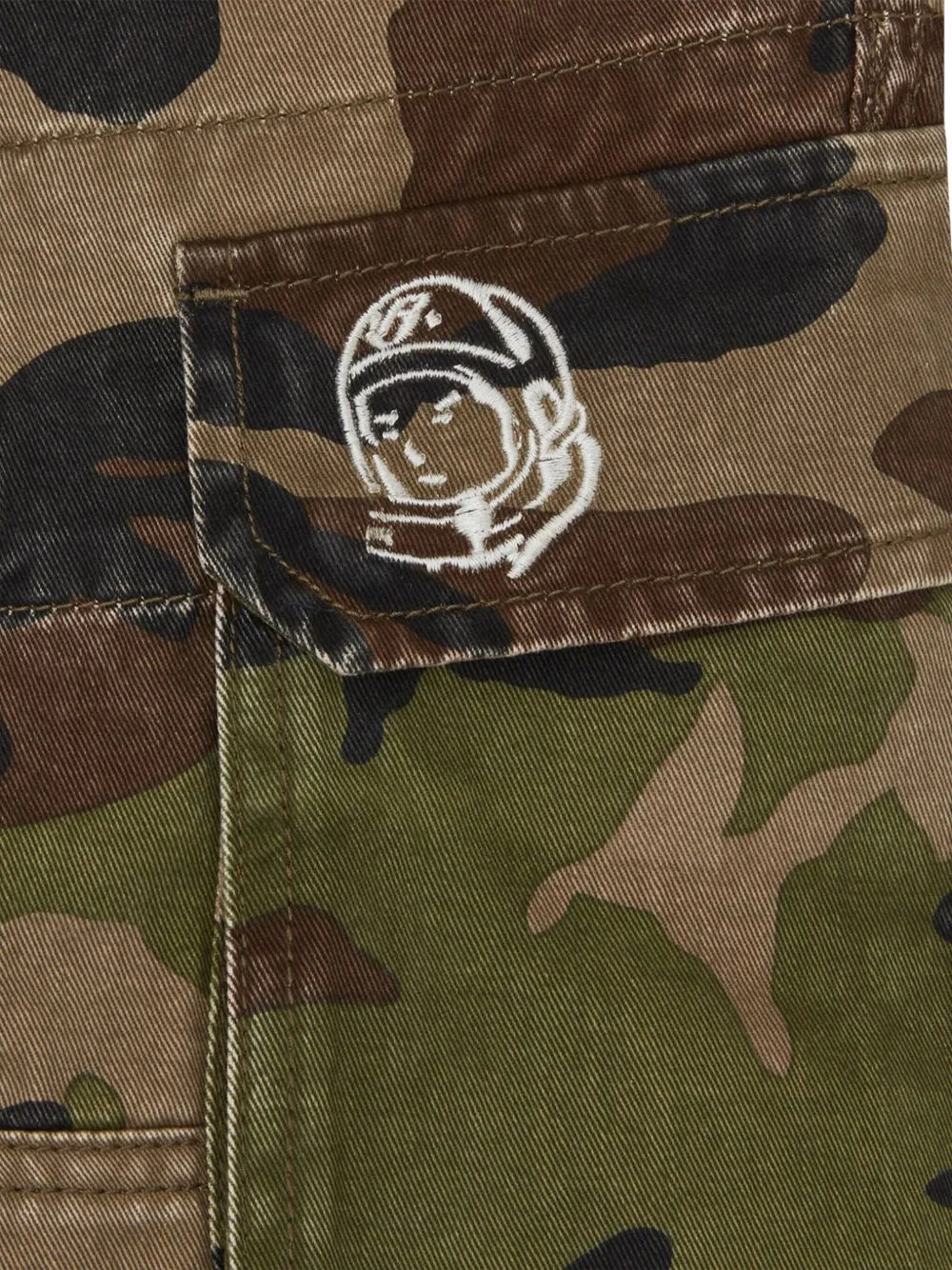 Camouflage-Print Cargo Shorts