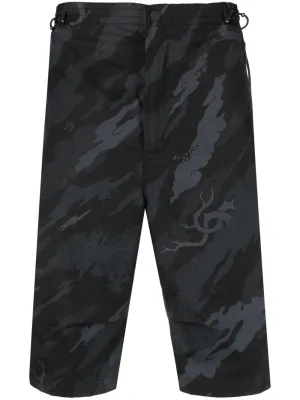 Camouflage-Print Shorts cheap mens pants online