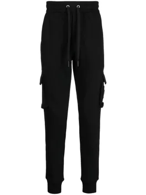 Cargo-Pockets Cotton Track Pants cheap bottoms online shop