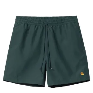 Carhartt WIP Chase Swim Trunks Botanic / Gold mens shorts outlet store