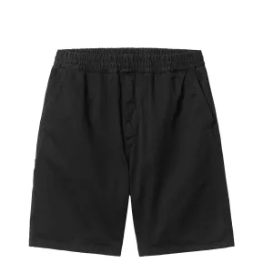 Carhartt WIP Flint Short Black mens shorts outlet store