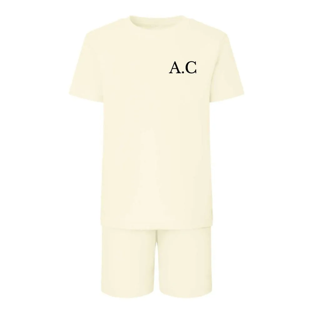 Cayman Personalised Initial Tee & Short Set