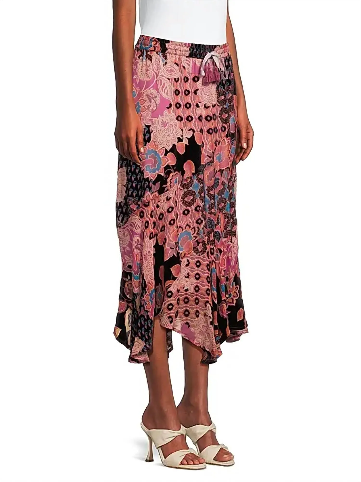 Chamylla Burnout Skirt In Alvarado Burnout