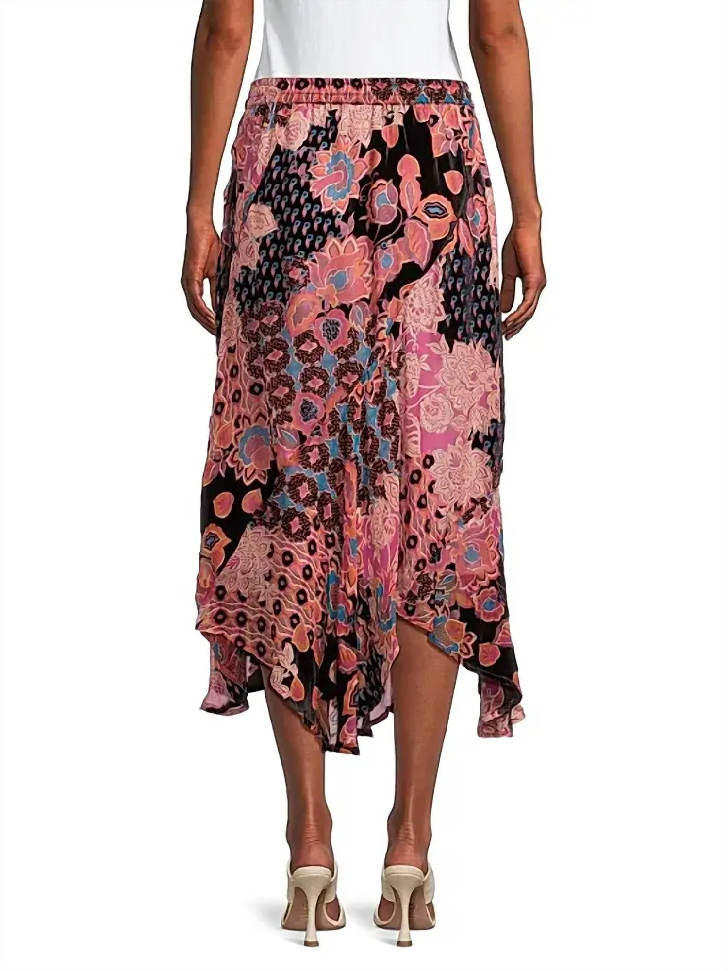 Chamylla Burnout Skirt In Alvarado Burnout