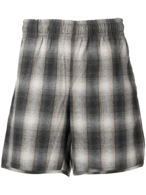 Check Pattern Shorts cheap mens pants online