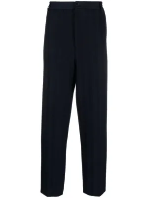 Chevron-Knit Straight-Leg Trousers cheap bottoms online shop