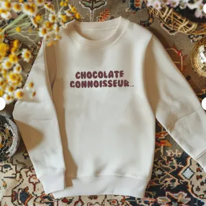 Chocolate Connoisseur Kids Sweatshirt boys fashion clearance