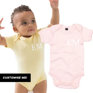 Classic Personalised Initial Baby Vest (MRK X) cheap baby clothes online