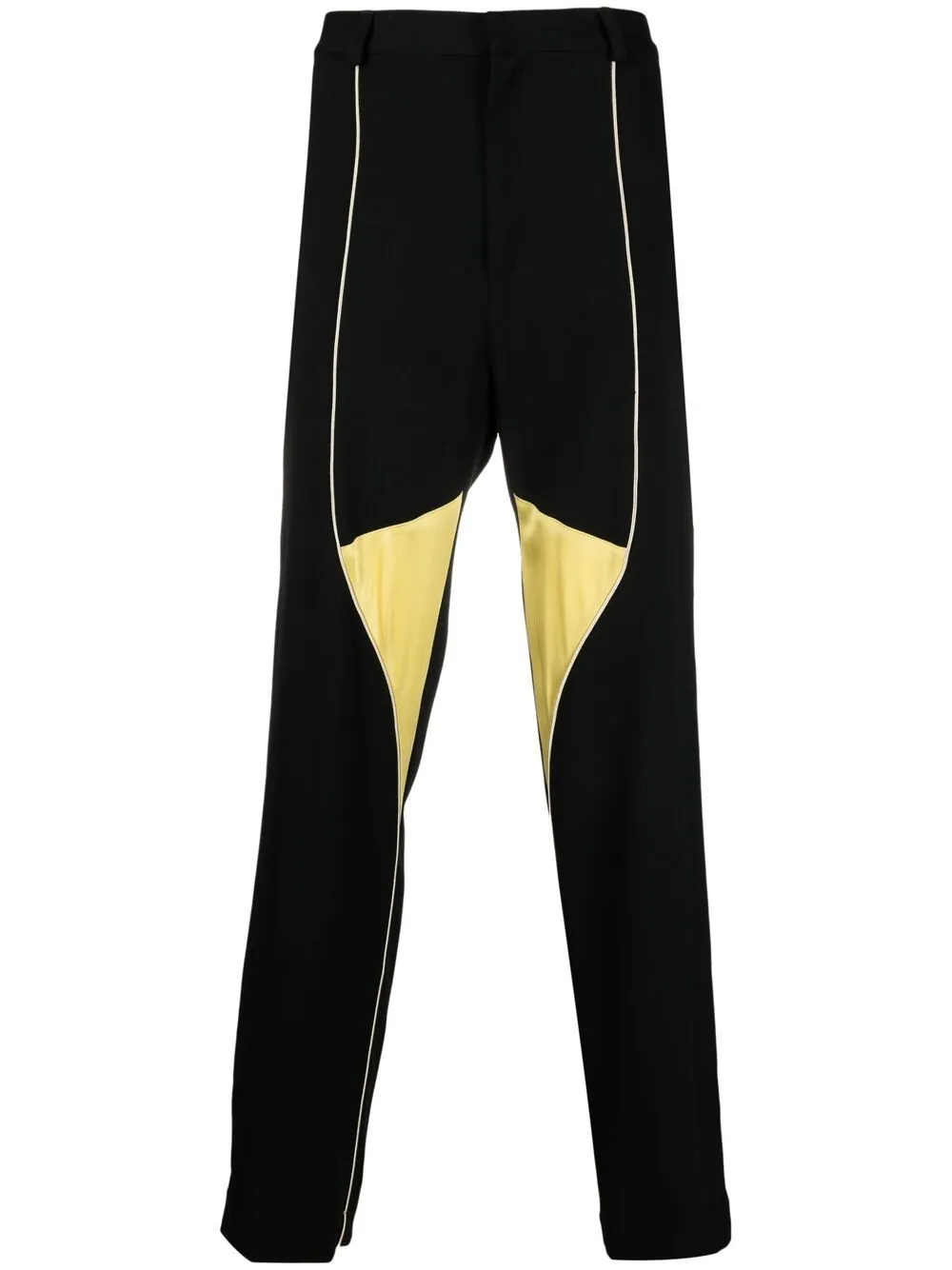 Colour-Block Straight Trousers Bottoms outlet online