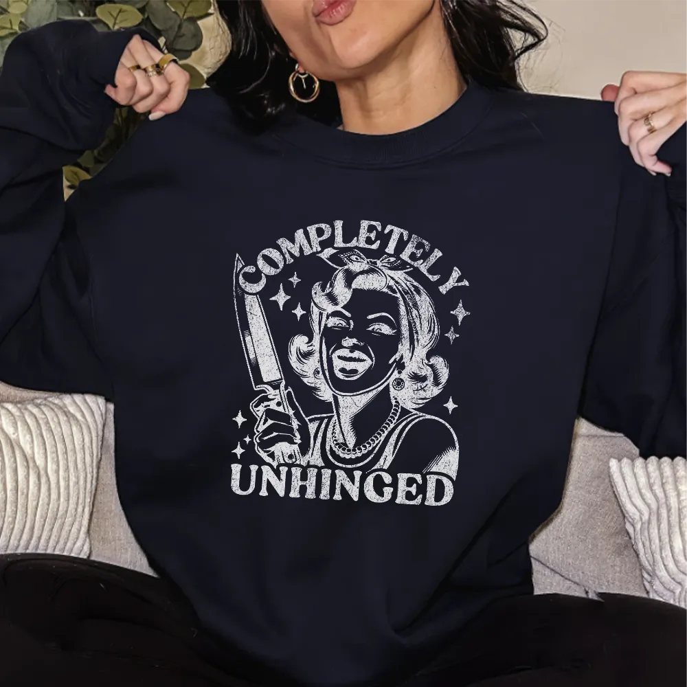 Completely Unhinged Distressed Sweatshirt