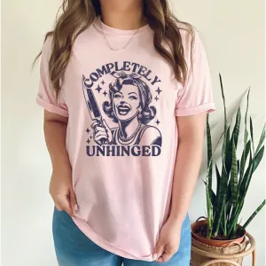 Completely Unhinged Distressed T-Shirt maternity dresses promo