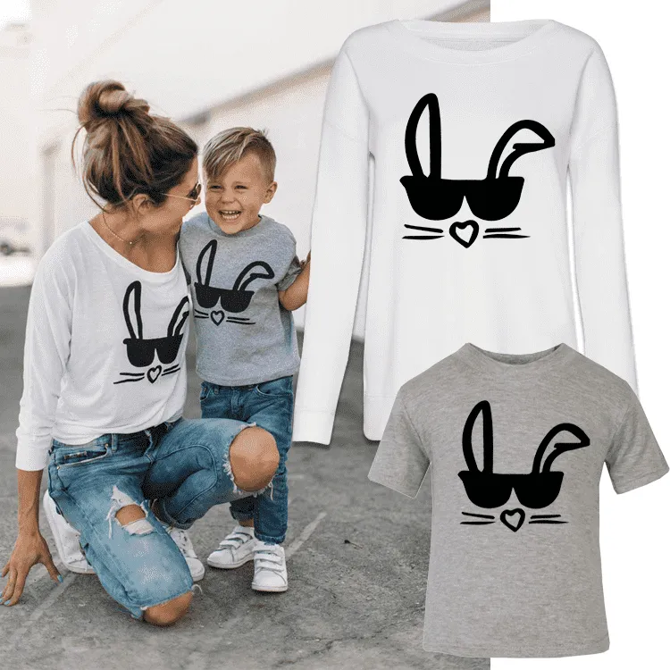 Cool Bunny Mummy & ME Matching Tops (MRK X) baby bump outfits discount