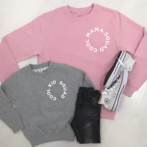 Cool Mama/Cool Kid Squad Circular Sweatshirts discount mum dresses