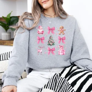 Coquette Christmas Icons Women's Sweatshirt pregnancy clothes clearance