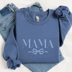 Coquette Mama Bow Sweatshirt discount girls tops