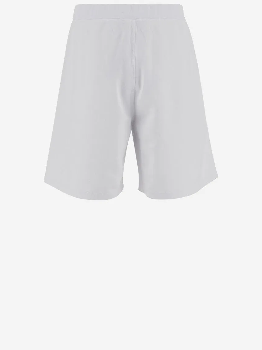Cotton Short Pants With Logo
