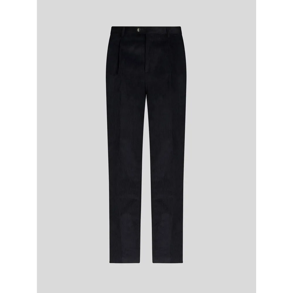 COTTON VELVET TROUSERS WITH BAND