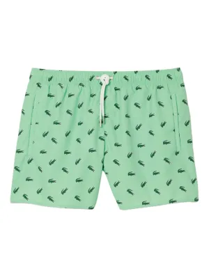 Crocodile-Print Swim Shorts cheap mens pants online