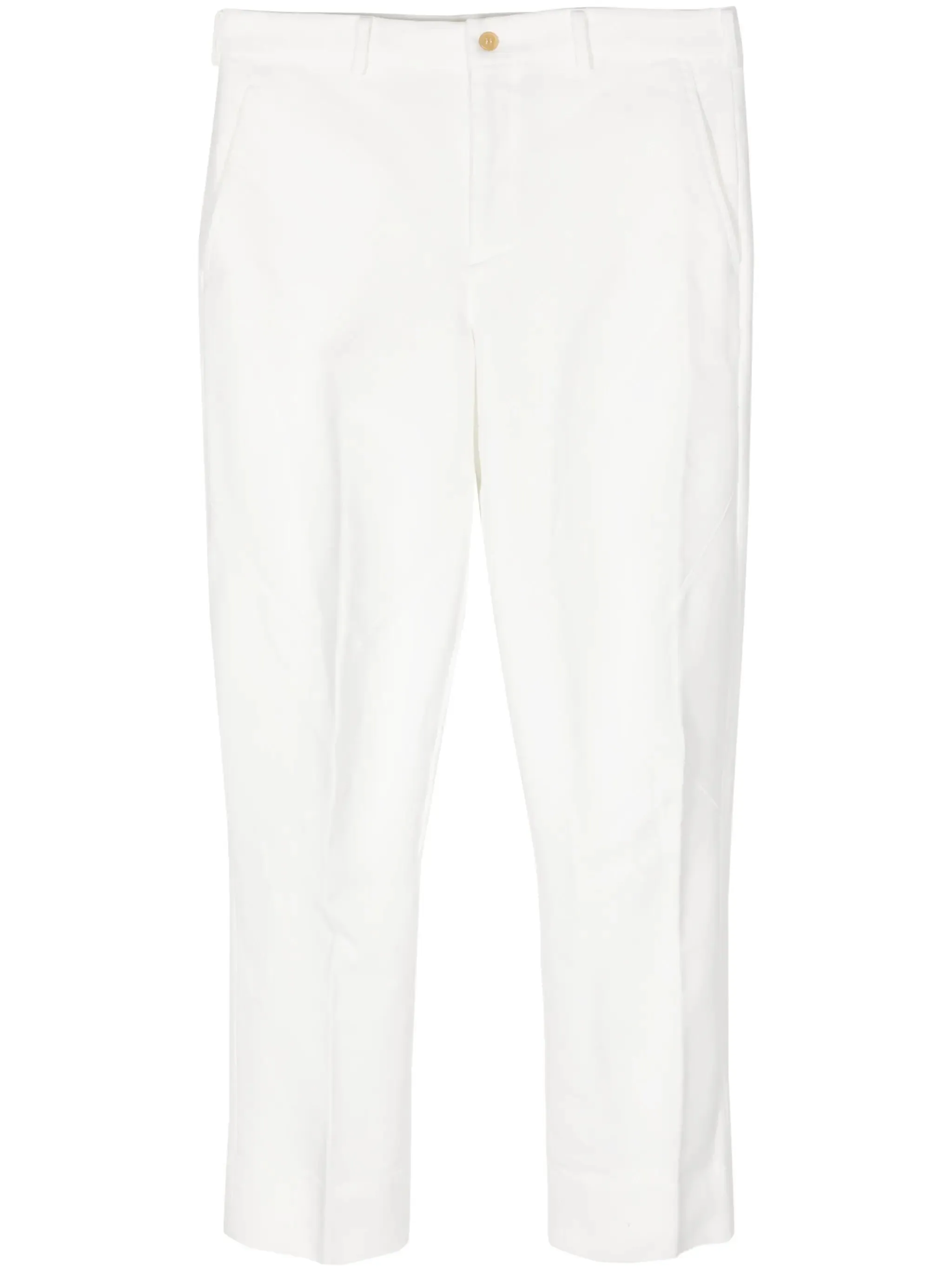 Cropped Slim-Cut Trousers cheap bottoms online shop