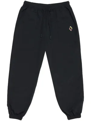 Cross-Embroidered Track Pants cheap bottoms online shop