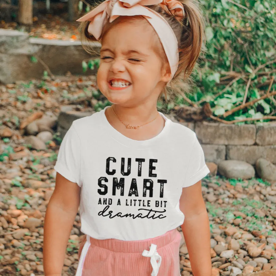 Cute/Smart/Dramatic Kids T-Shirt girls pajamas promo
