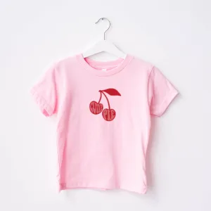 Cutie Pie Cherry Graphic T-shirt girls pajamas promo