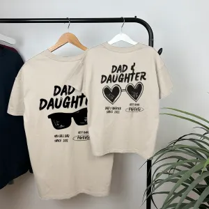 Dad & Daughter Matching Oversized Graphic T-Shirts dads clothes cheap