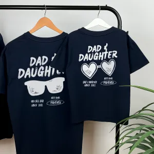 Dad & Daughter Matching Oversized Graphic T-Shirts dad fashion outlet