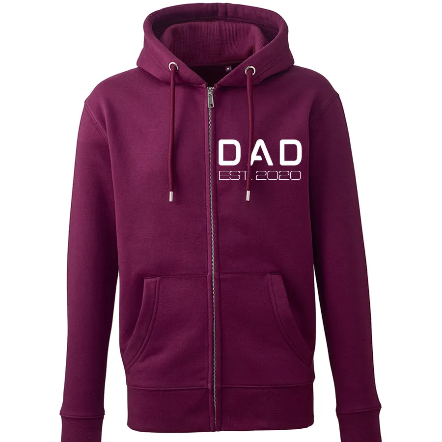 Dad Established Anthem Zipped Heavy Hoodie dad bod shirts discount
