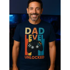 Dad Level Unlocked Controller T-Shirt dad hats promo code