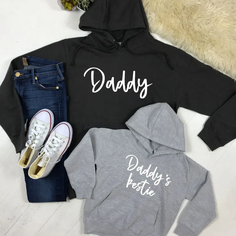 Daddy & Daddy's Bestie Chelsea Script Hoodies (MRK X) daddy outfits clearance