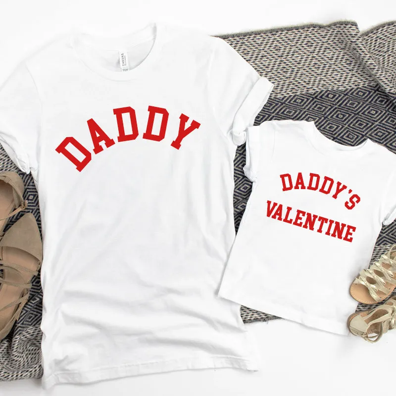 Daddy & Daddy's Valentine College T-Shirts (MRK X) mens dad clothes online