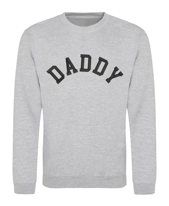Daddy College Embroidered Sweatshirt daddy outfits clearance