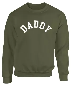 Daddy College Embroidered Sweatshirt daddy outfits clearance