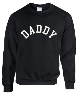 Daddy College Embroidered Sweatshirt mens dad clothes online