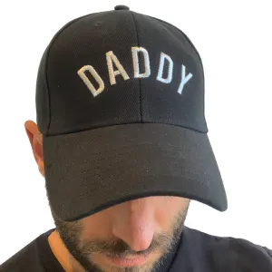 Daddy Tonal Black Embroidered Cap dad bod shirts discount