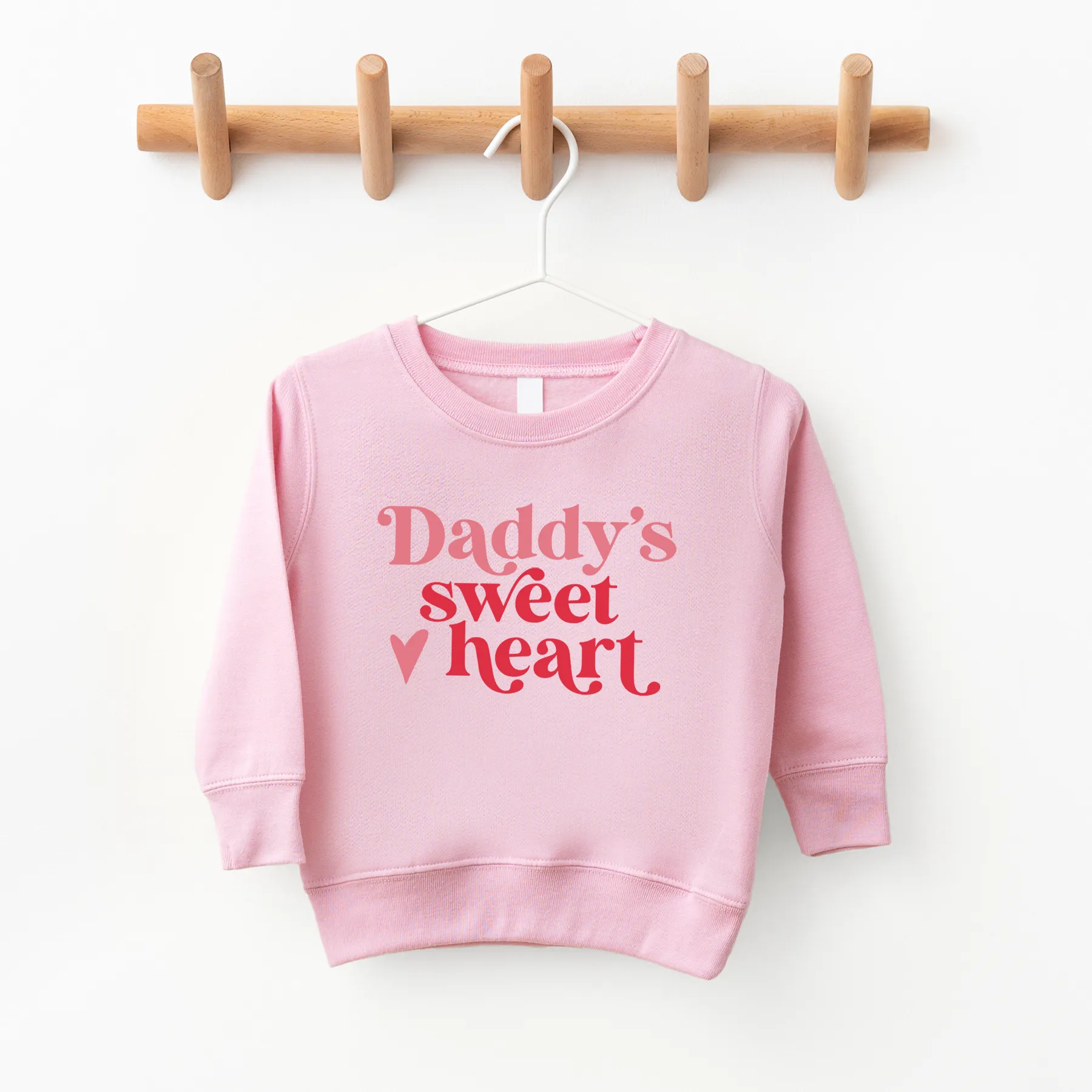 Daddy's Sweet Heart Valentines Sweatshirt dad jeans best price