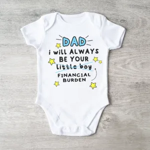 Dad's Financial Burden Baby Boy Vest daddy outfits clearance