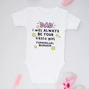 Dad's Financial Burden Baby Girl Vest dads clothes cheap