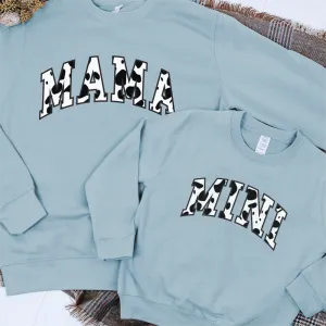 Dalmatian Mama & Mini Varsity Matching Sweatshirts discount mum dresses
