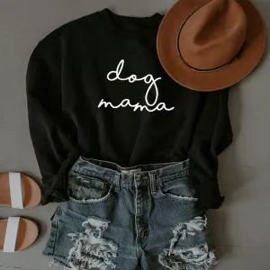 Dog Mama Retro Script Sweatshirt postpartum clothes sale